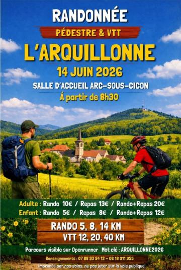Randonnée Pédestre & VTT L'Arquillonne