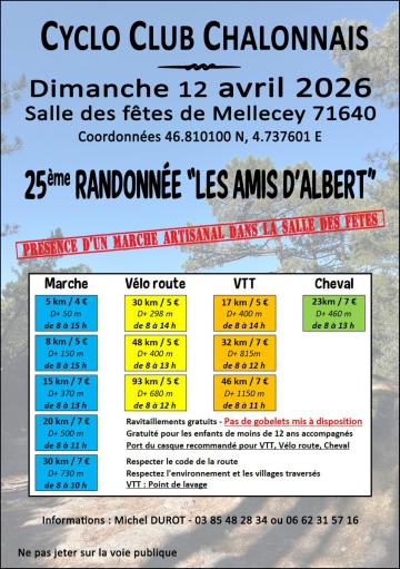 25ème Randonnée Les Amis d'Albert