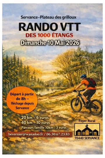 Rando VTT des 1000 Étangs