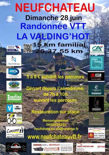 Randonnée VTT La Valding'hot
