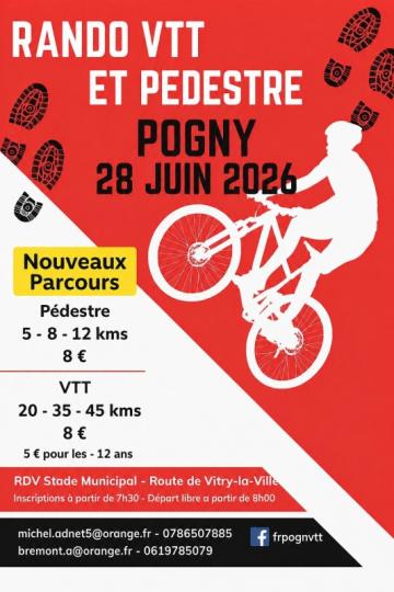 Rando VTT et Pédestre Pogny