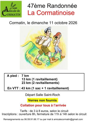 47ème Randonnée La Cormatinoise